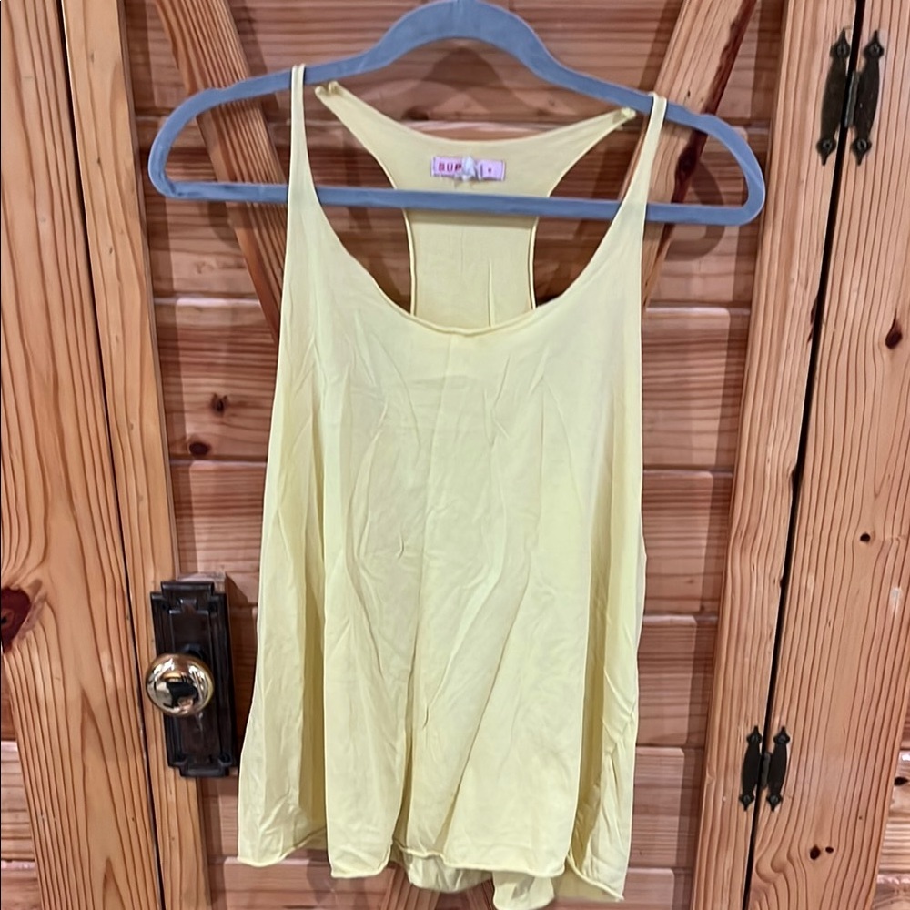 SUPRE Yellow Tank Top with Chic Appeal